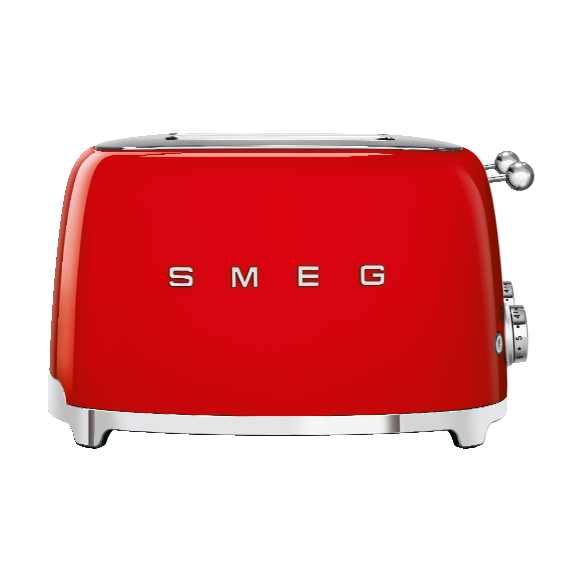 Smeg Smeg 50's Style brödrost 4x4 skivor Röd