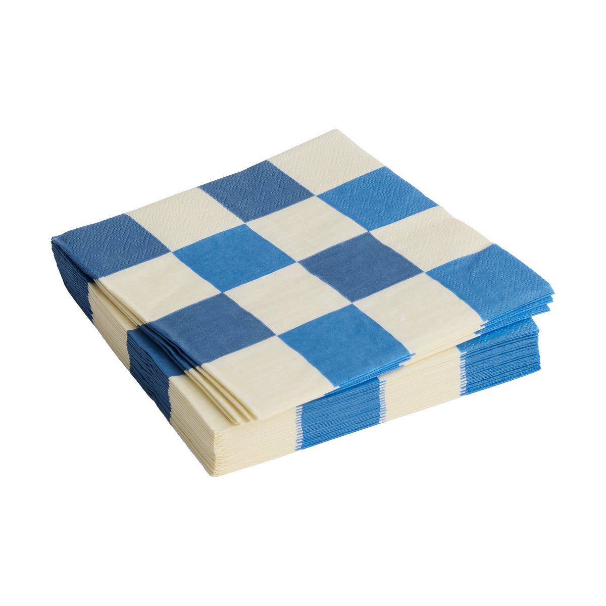 HAY Pattern Dinner Check servett 40x40 cm 20-pack Off white-blues M