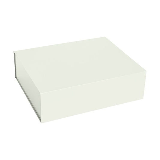 HAY Colour Storage L låda med lock 34,5x41,5 cm Chalk white