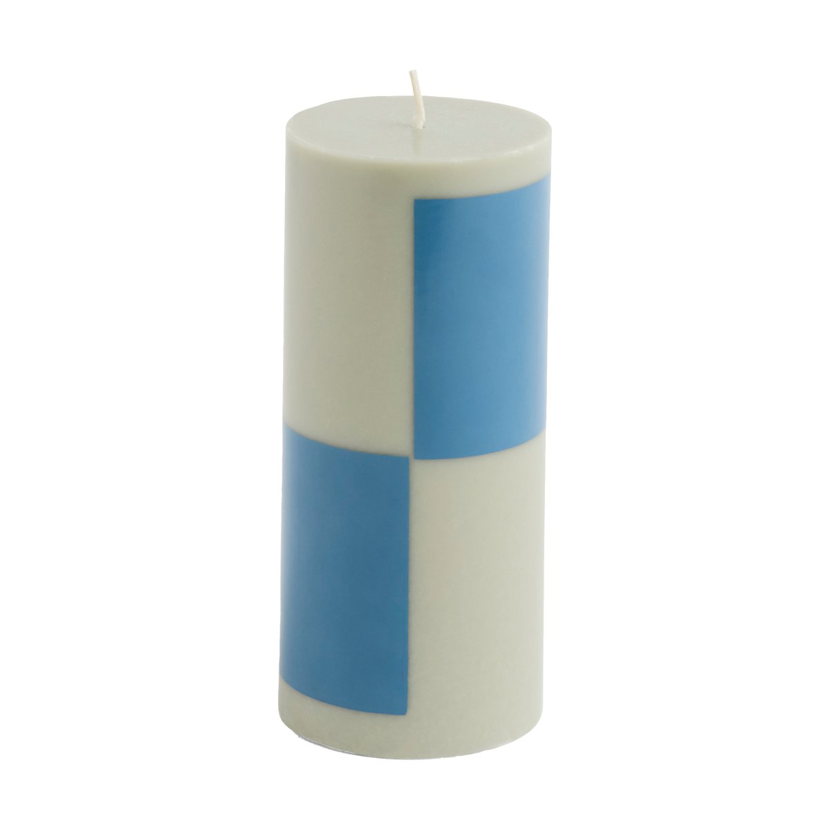 HAY Column Candle blockljus small 15 cm Grey-blue