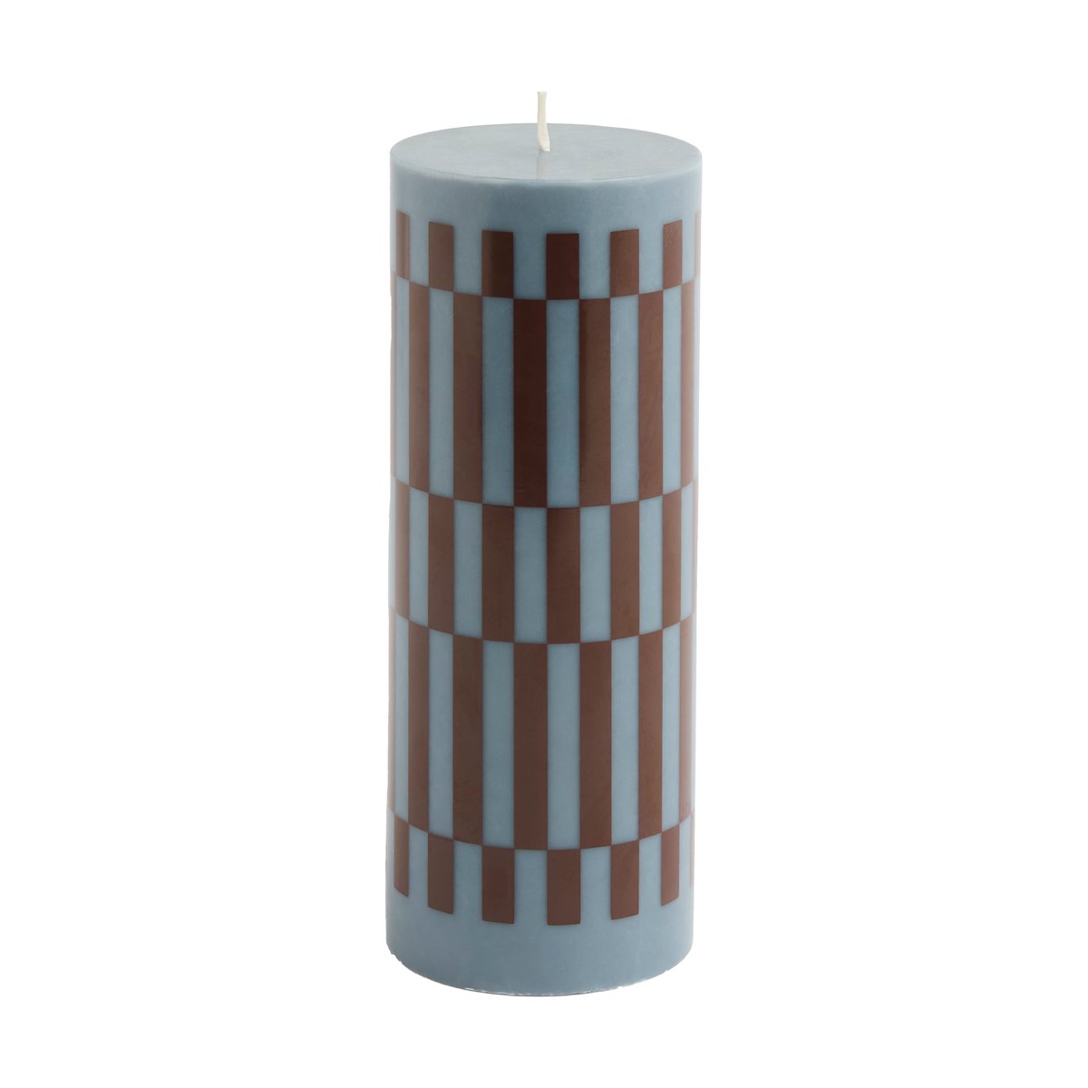 HAY Column Candle blockljus medium 20 cm Anthrachite-bordeaux