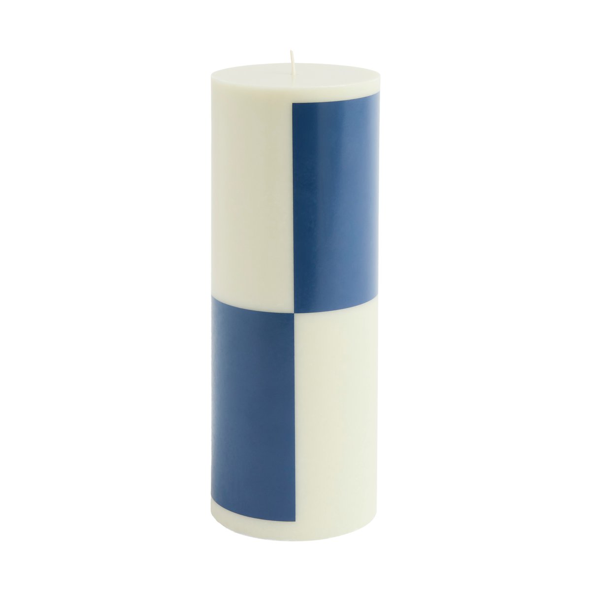 HAY Column Candle blockljus large 25 cm Milky green-dark blue