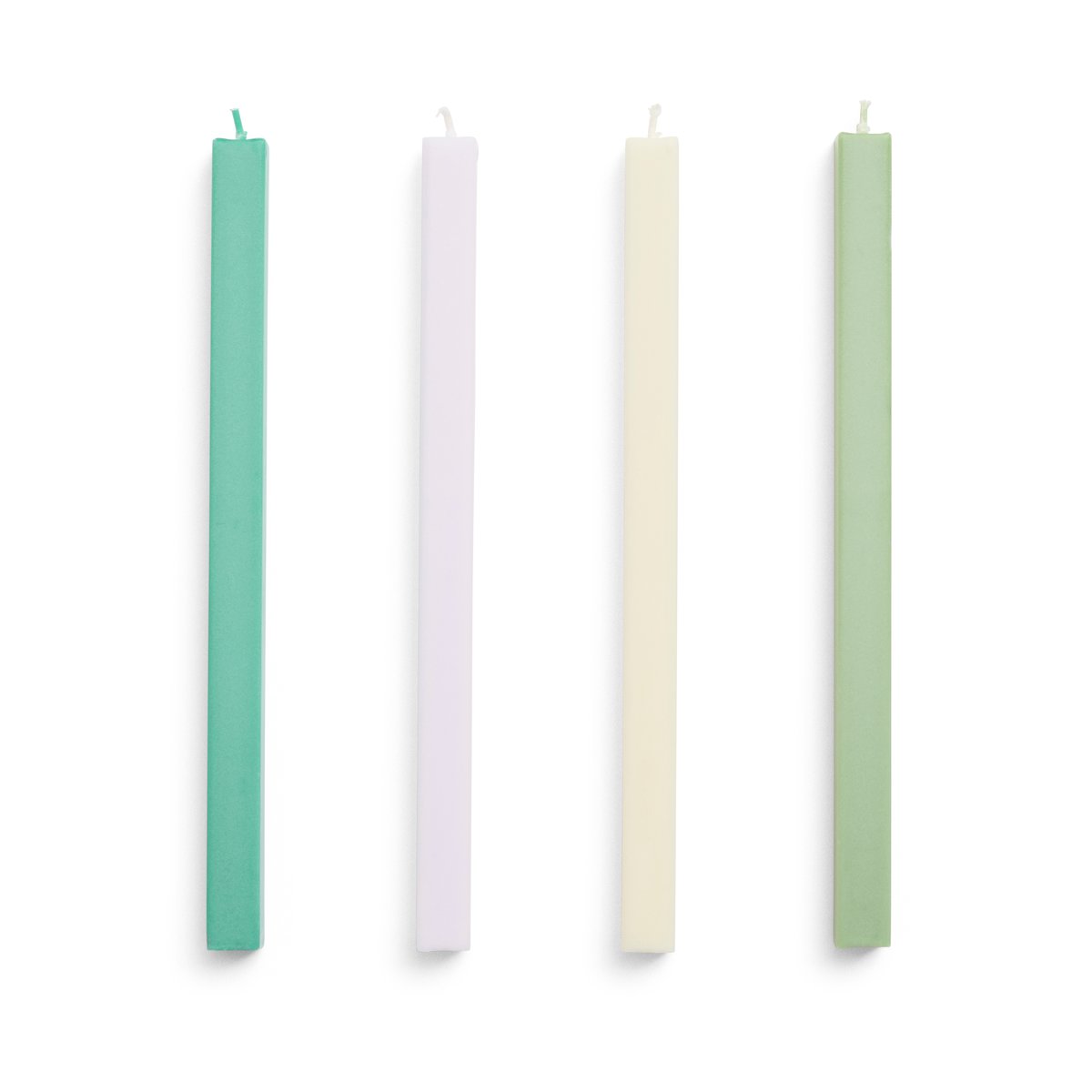 HAY Square Candle ljus mix 4-pack Pastel