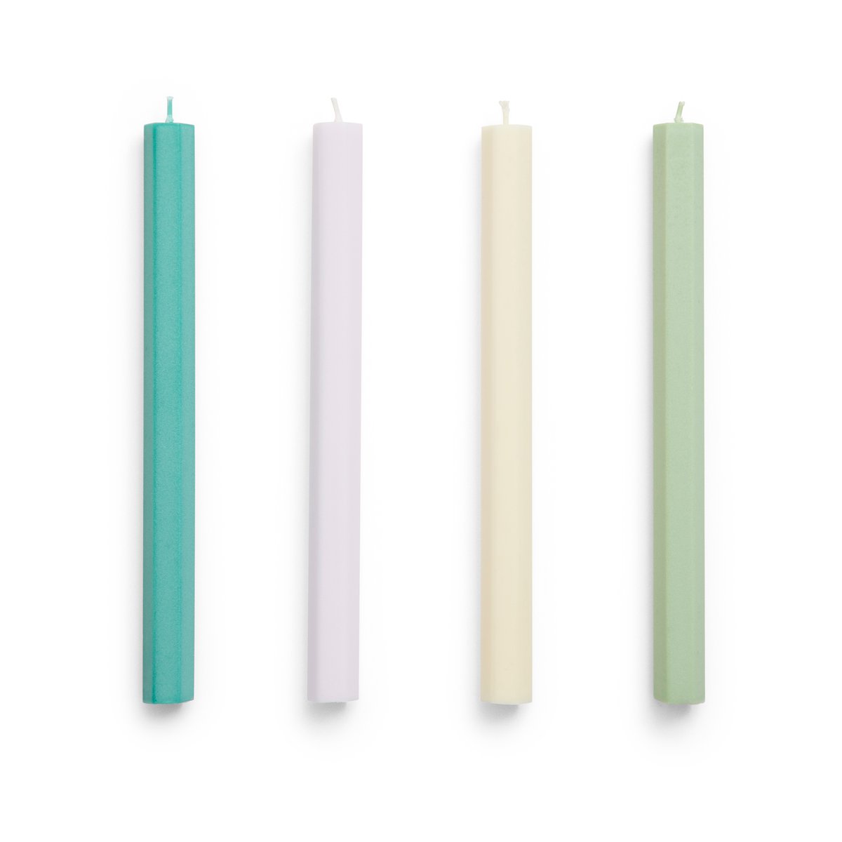 HAY Hexagon Candle ljus mix 4-pack Pastel