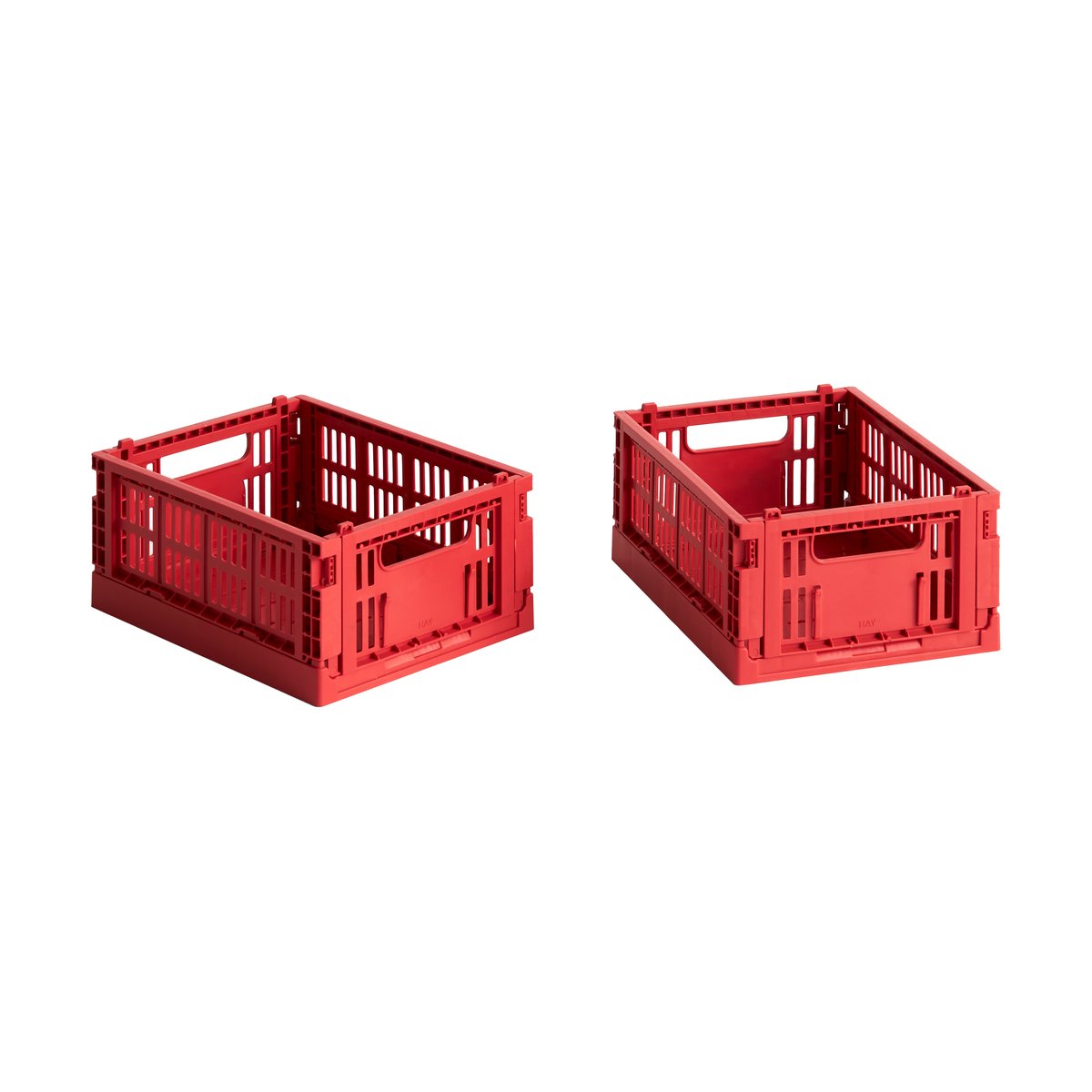 HAY HAY Colour Crate Mini 13x17 cm 2-pack Red