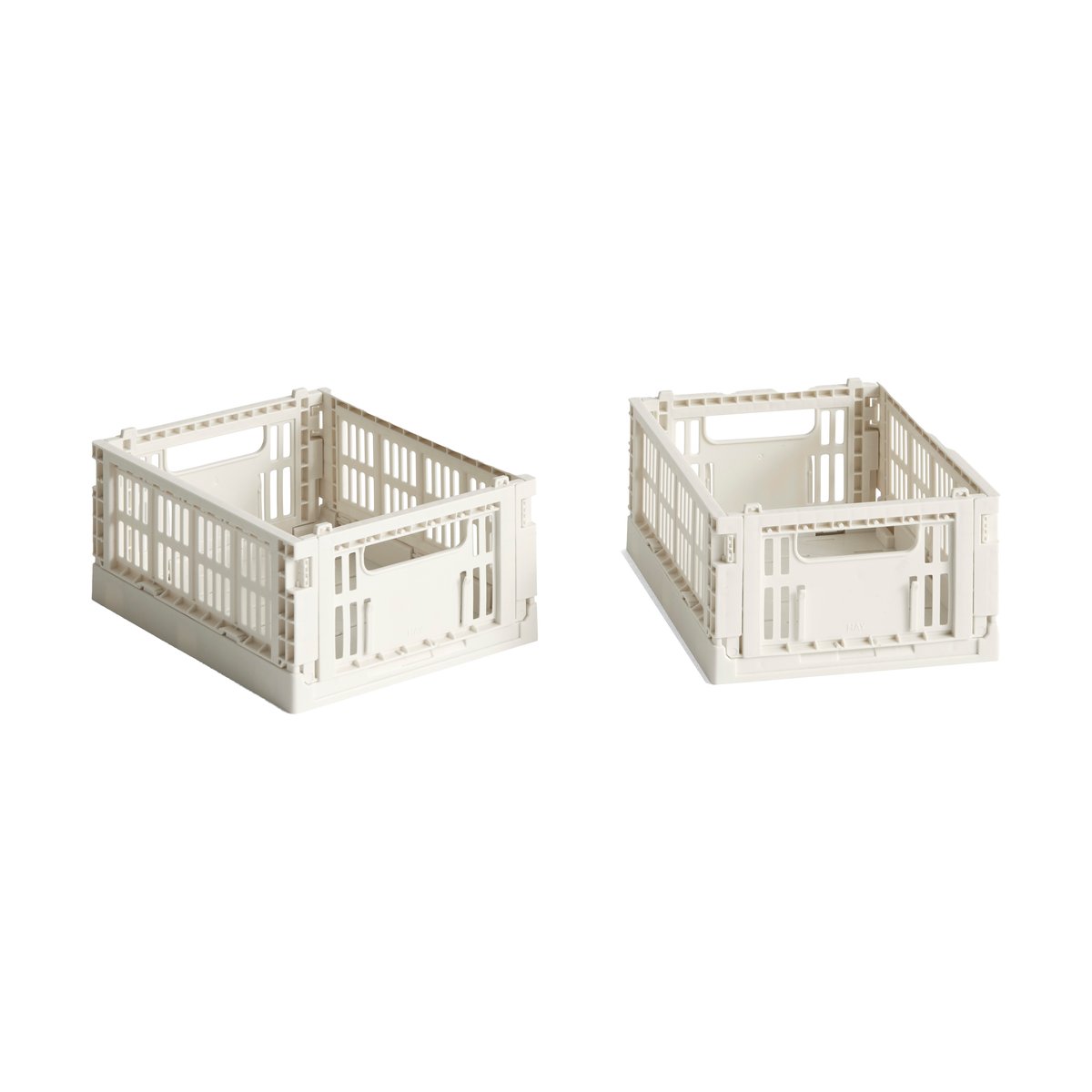 HAY HAY Colour Crate Mini 13x17 cm 2-pack Off white