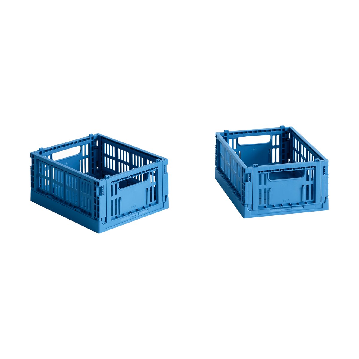 HAY HAY Colour Crate Mini 13x17 cm 2-pack Electric blue