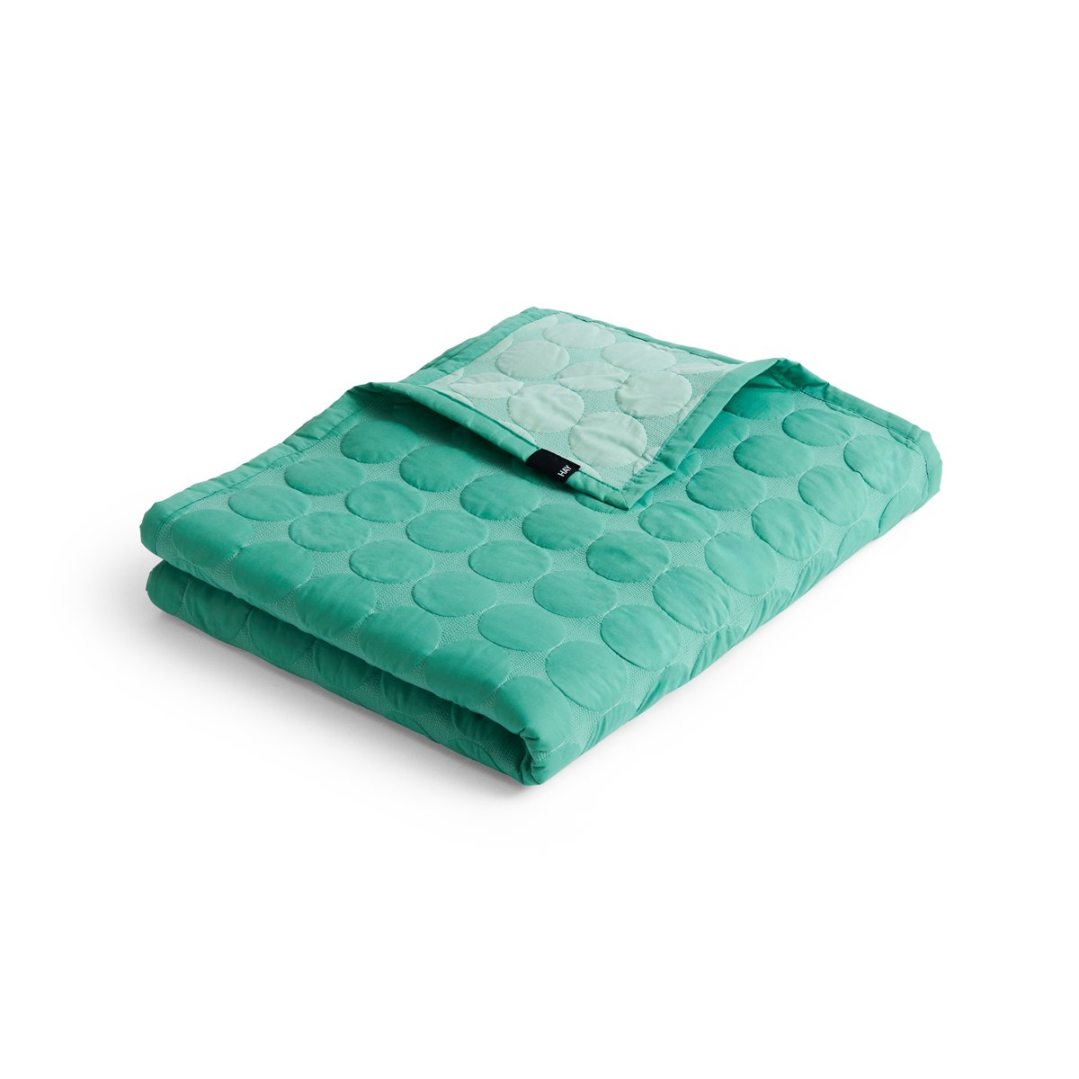 HAY Mega Dot överkast organic 260x260 cm Sea green