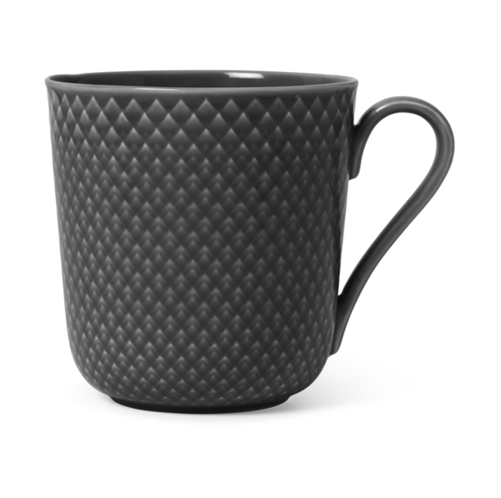 Lyngby Porcelæn Rhombe Earth mugg 39 cl Slate