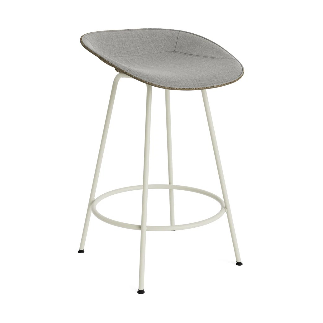 Normann Copenhagen Mat Barstool barpall 65 cm Seaweed-cream steel