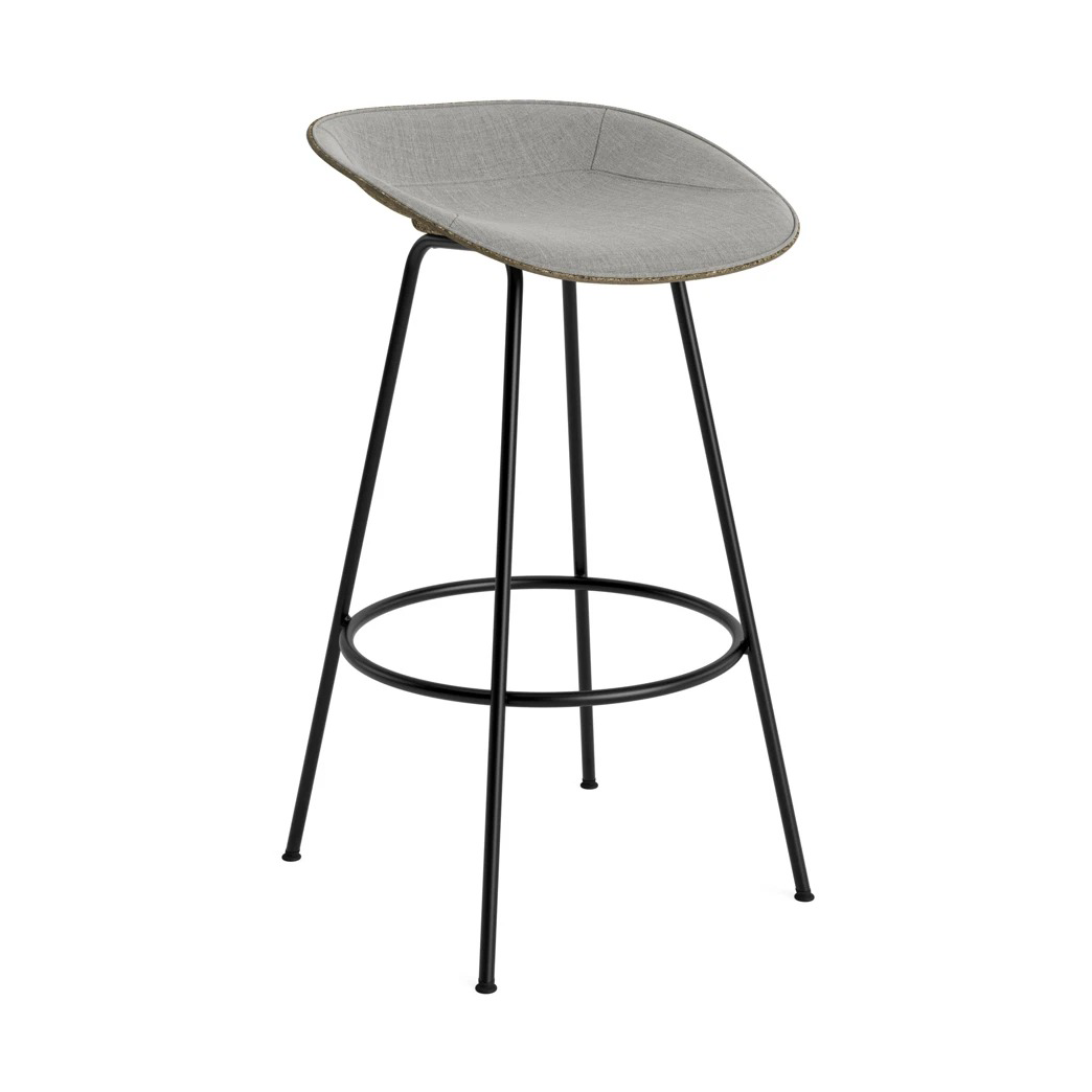 Normann Copenhagen Mat Barstool barpall 75 cm Seaweed-black steel