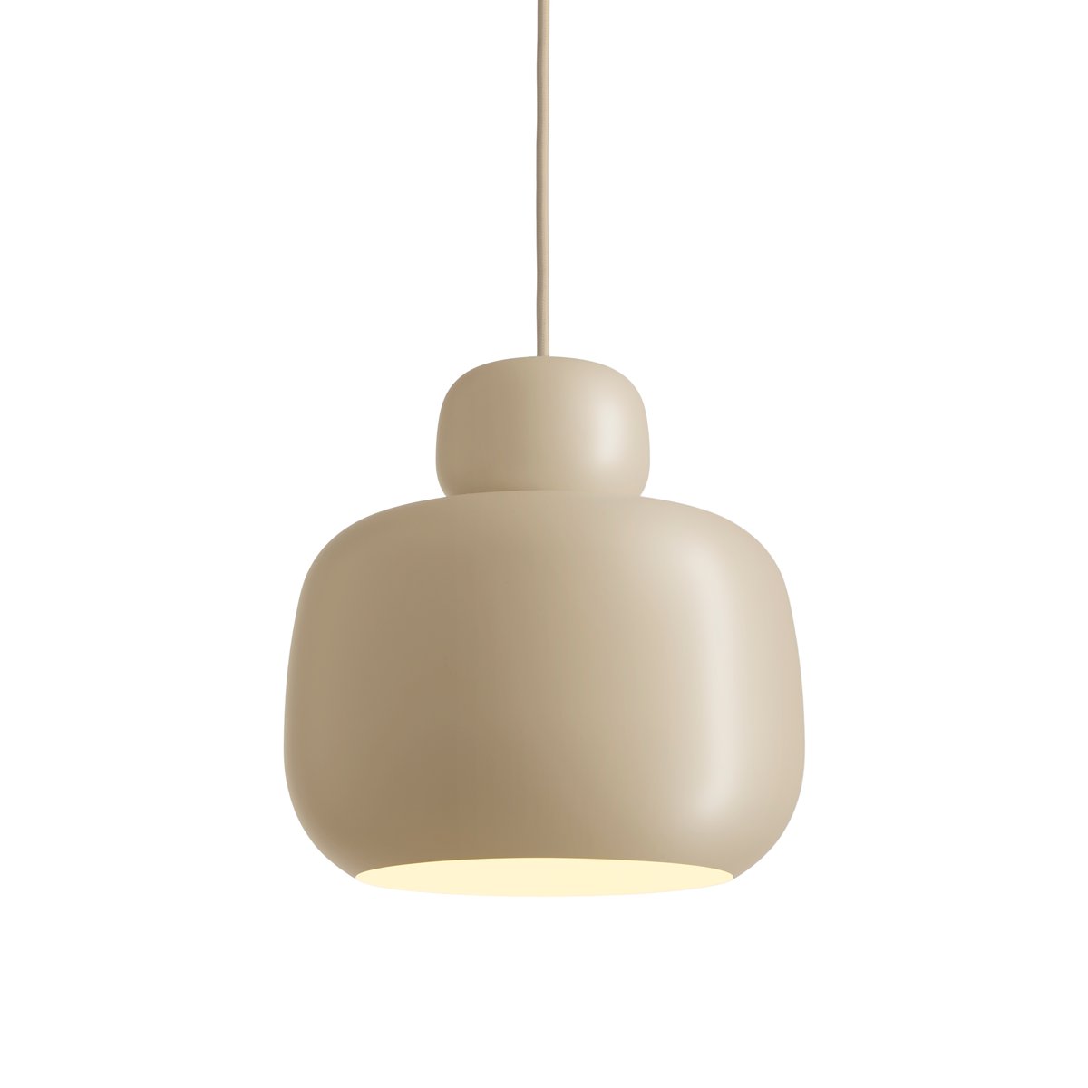 Woud Stone taklampa large Beige