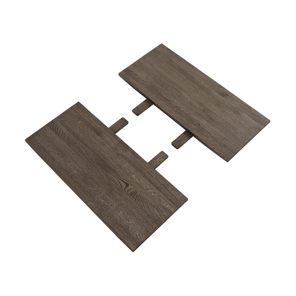 Muuto Earnest Extendable iläggsskiva set om 2 Dark oiled oak