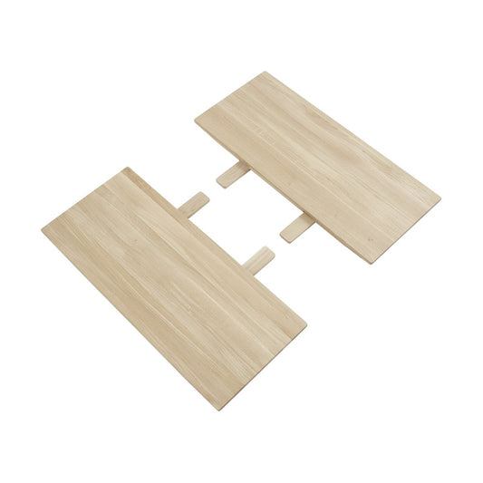 Muuto Earnest Extendable iläggsskiva set om 2 Oiled oak