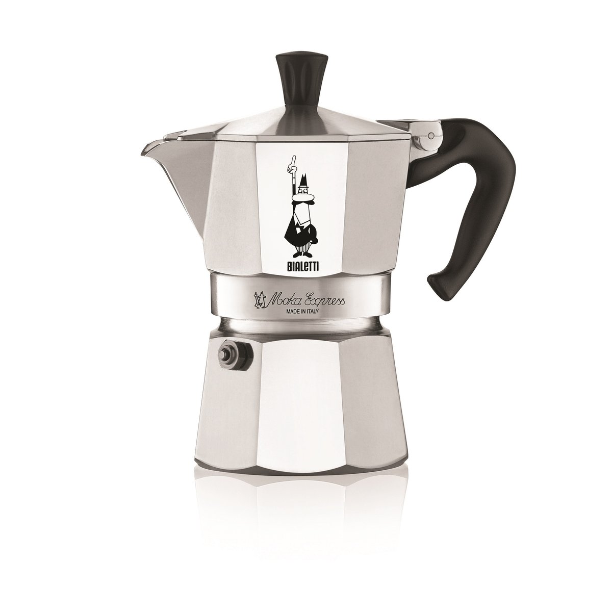 Bialetti Bialetti Moka mokabryggare 3 koppar Silver