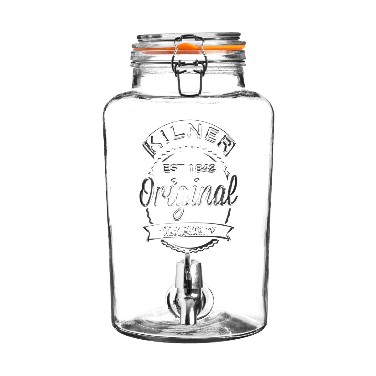 Kilner Kilner glasbehållare med tappkran 5 l Transparent