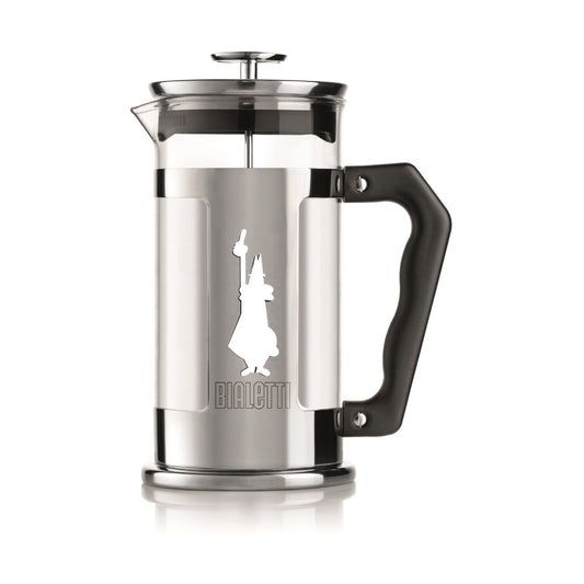 Bialetti Preziosa kaffepress 8 koppar Silver-svart