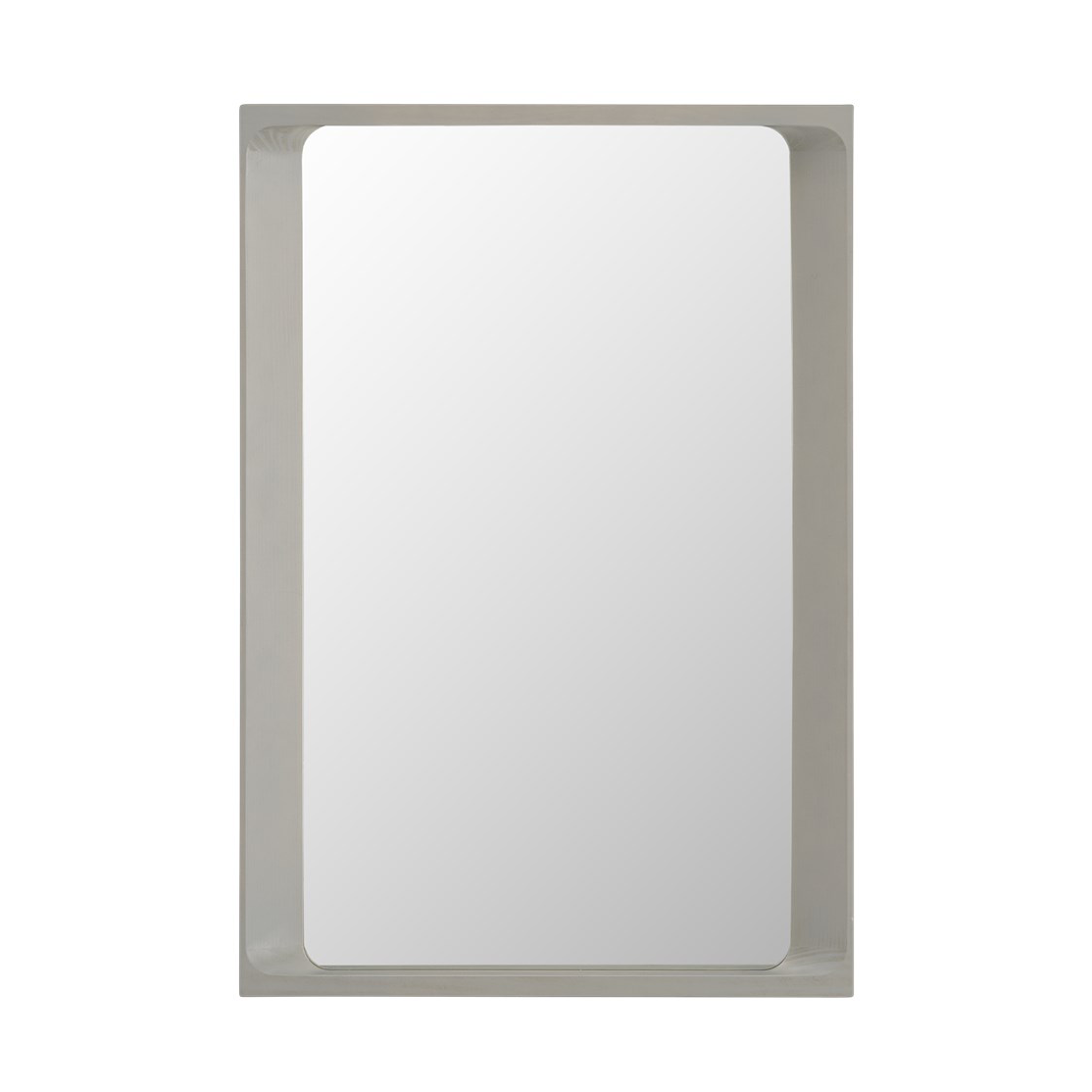 Muuto Arced spegel 80x55 cm Light grey