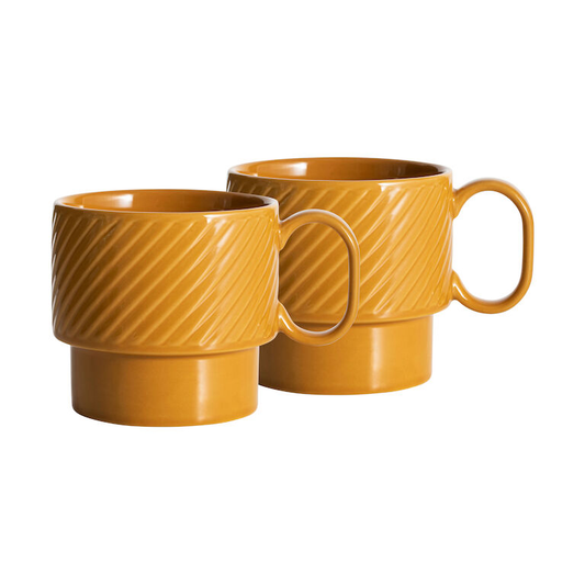 Sagaform Coffee & More temugg 2-pack Gul