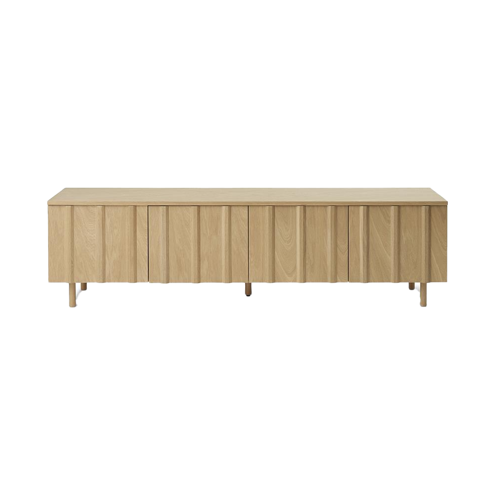 Normann Copenhagen Rib sideboard låg Oak