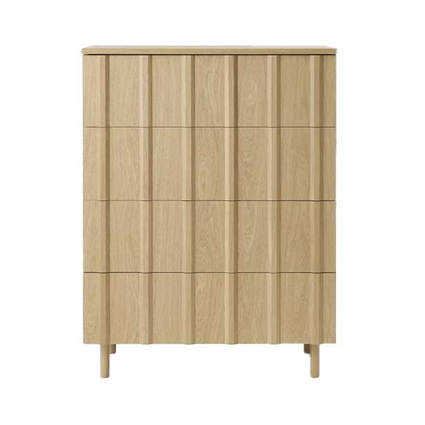 Normann Copenhagen Rib dresser 4 lådor Oak