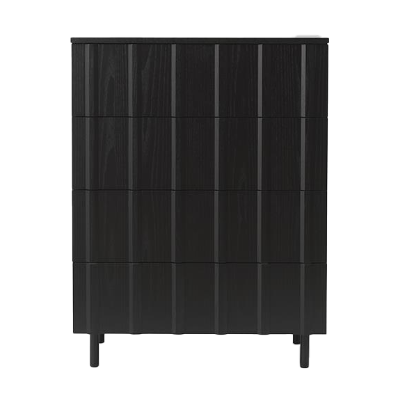 Normann Copenhagen Rib dresser 4 lådor Soft Black