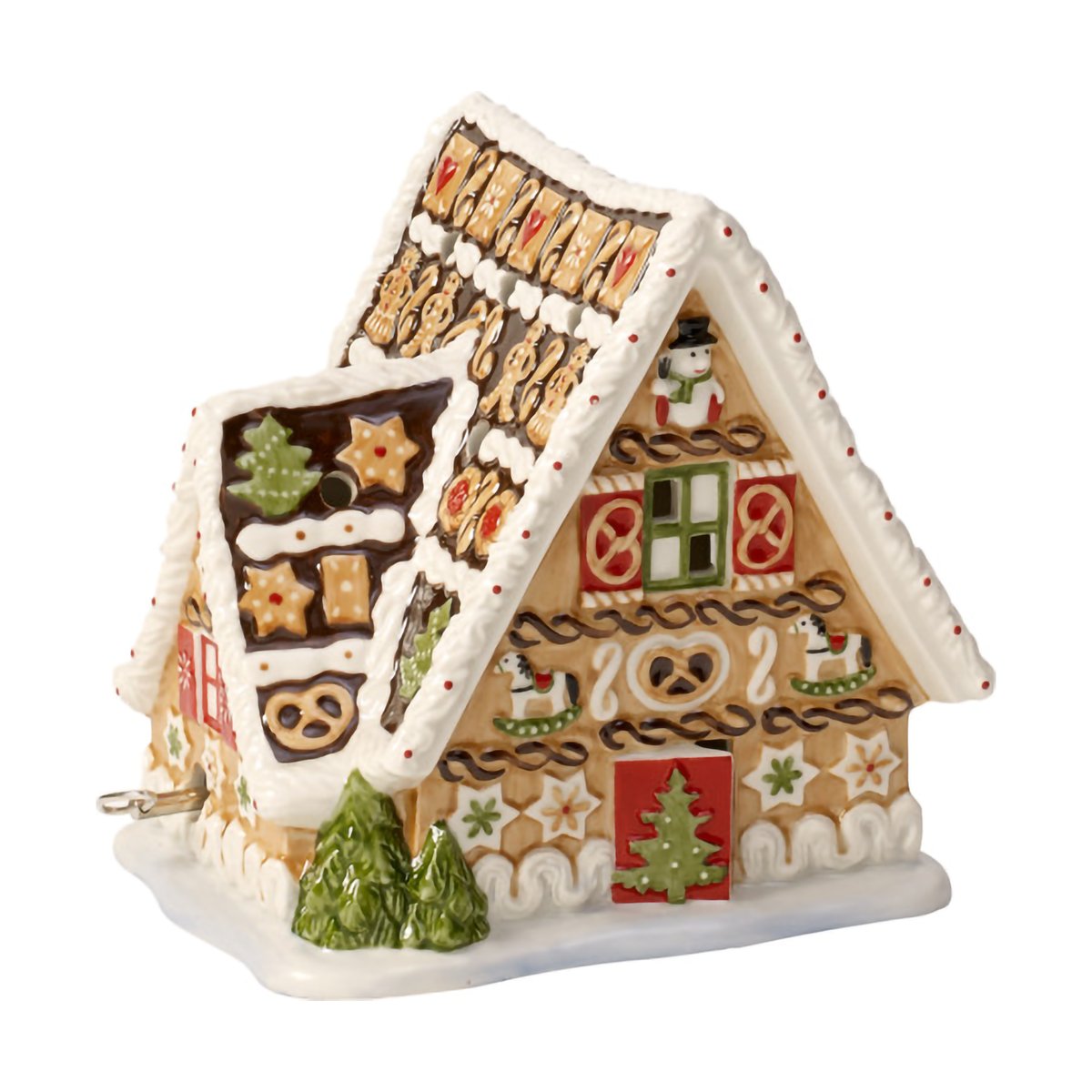 Villeroy & Boch Christmas Toys pepparkakshus med musikbox Biege