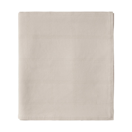 Lexington Checked Jacquard överkast 160x240 cm Light beige