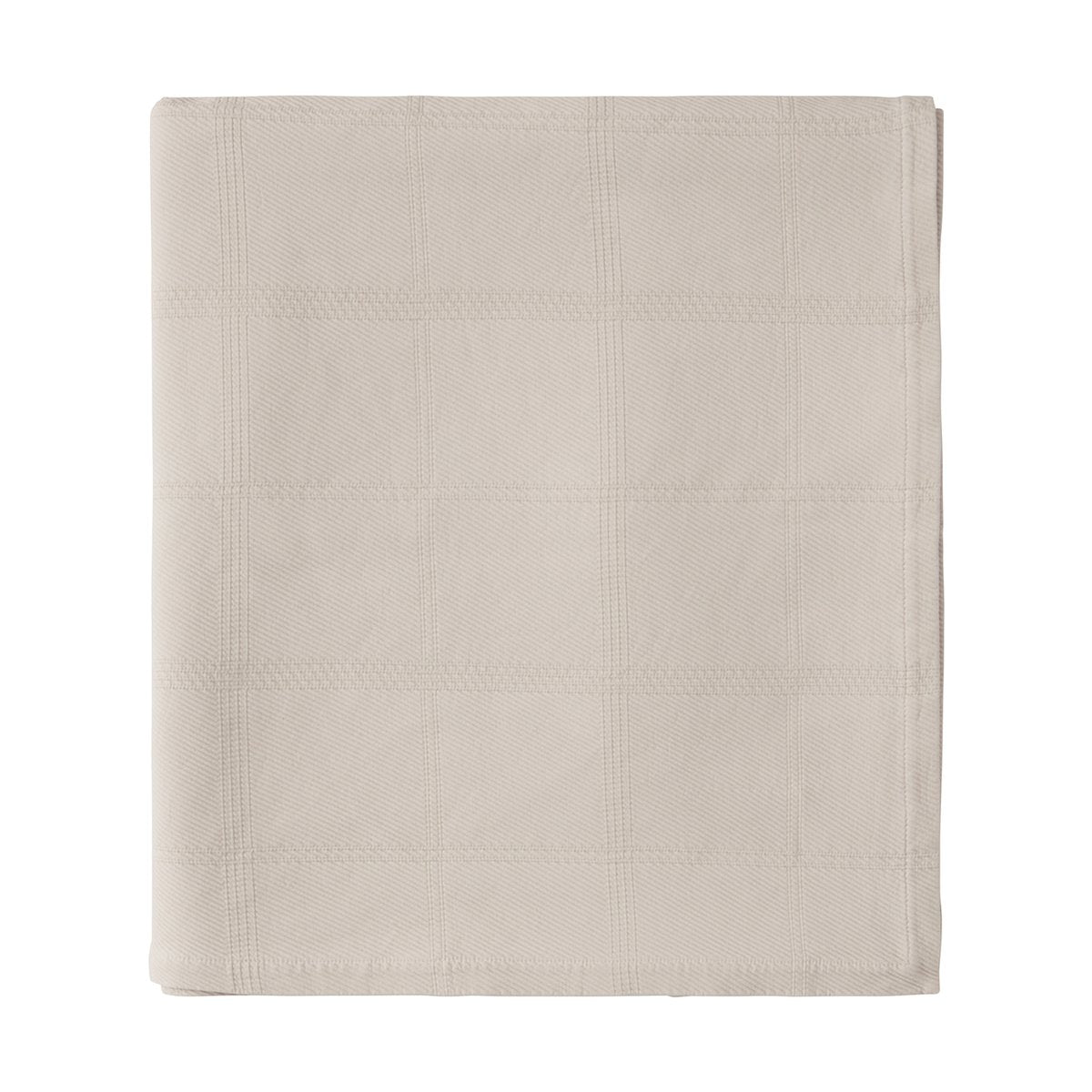 Lexington Checked Jacquard överkast 260x240 cm Light beige