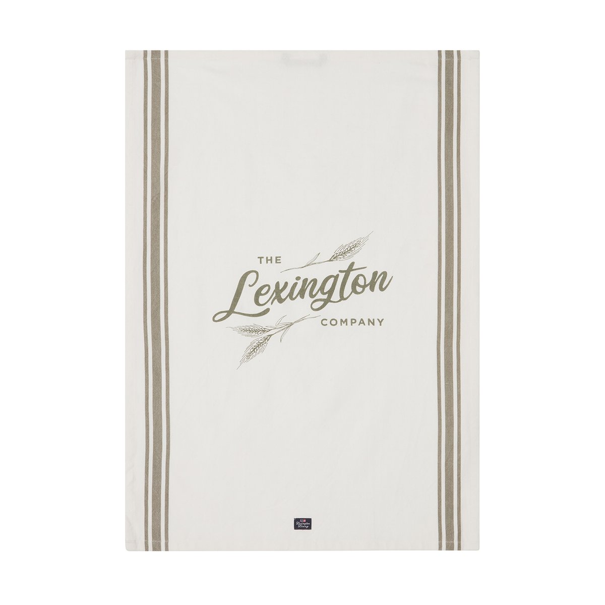 Lexington Organic Cotton kökshandduk 50x70 cm White-olive