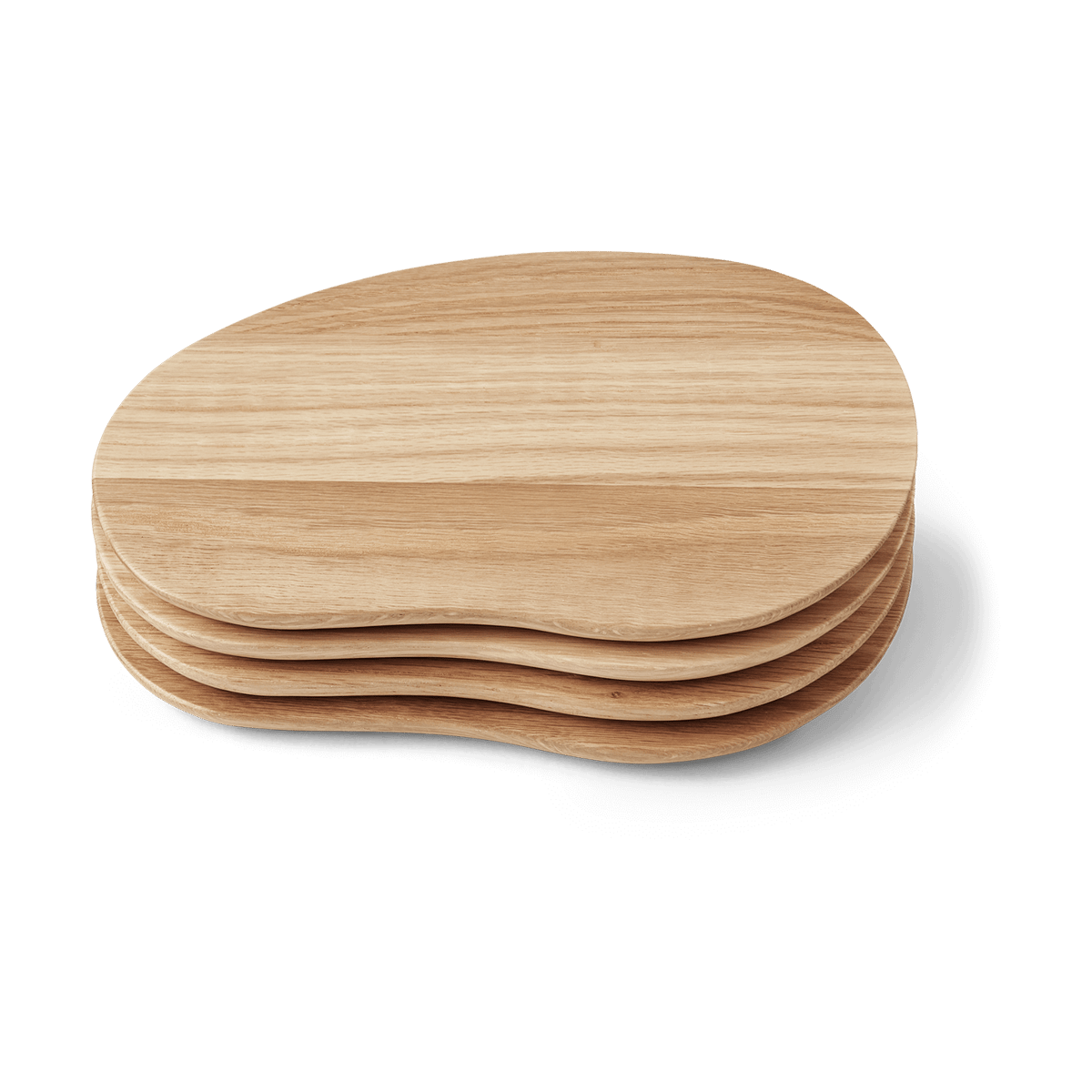 ferm LIVING Cairn butter boards bricka 4-delar Oak