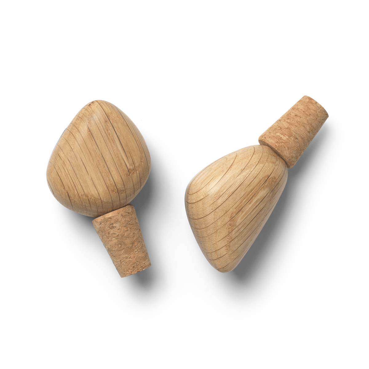 ferm LIVING Cairn vinförslutare 2-pack Oak