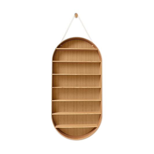 ferm LIVING Oval Dorm hylla Oiled oak