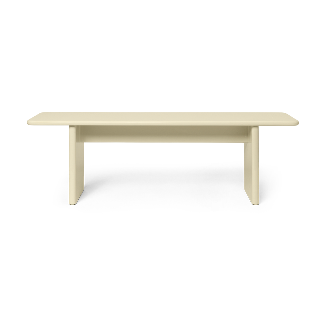 ferm LIVING Rink bänk 140 cm Eggshell