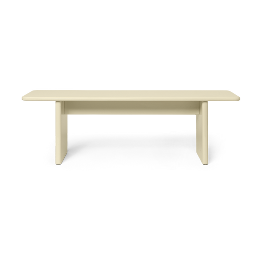 ferm LIVING Rink bänk 140 cm Eggshell