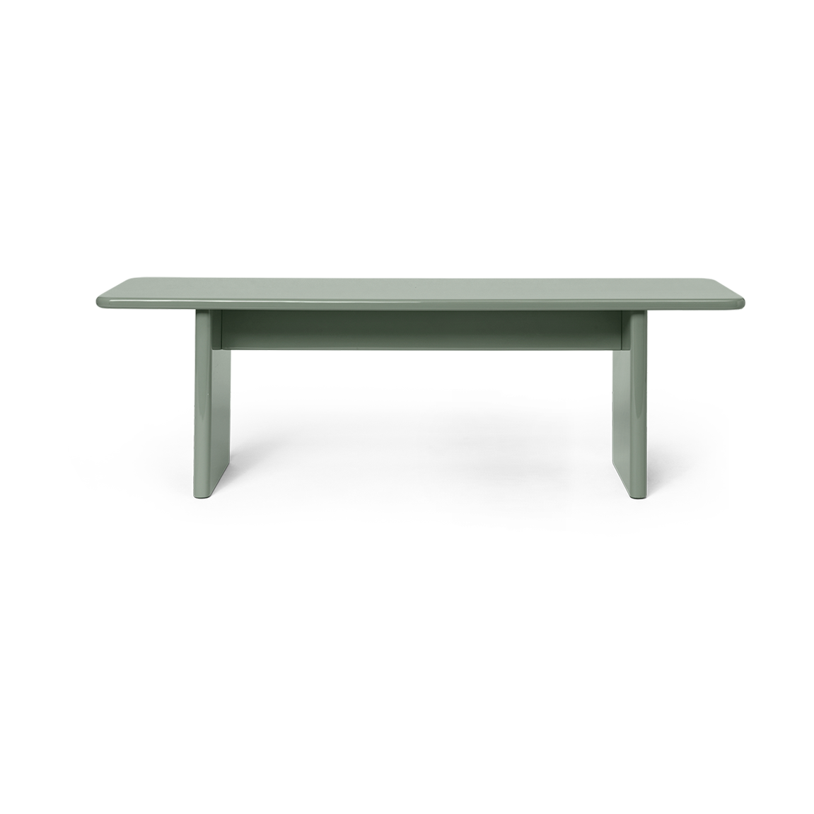 ferm LIVING Rink bänk 140 cm Tea green