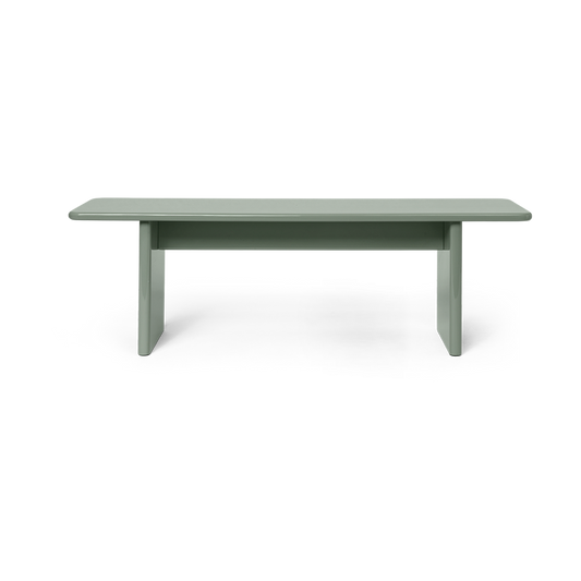 ferm LIVING Rink bänk 140 cm Tea green