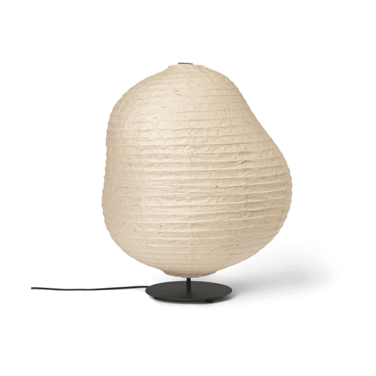 ferm LIVING Kurbis golvlampa low Natural-black