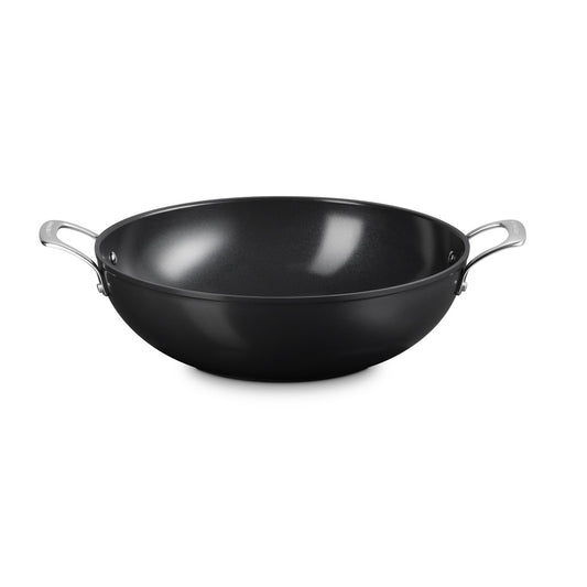 Le Creuset Ceramic wokpanna 2 handtag 32 cm