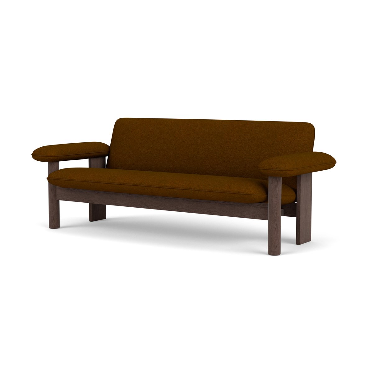 Audo Copenhagen Brasilia soffa 2-sits Dark oak-Baru 0450