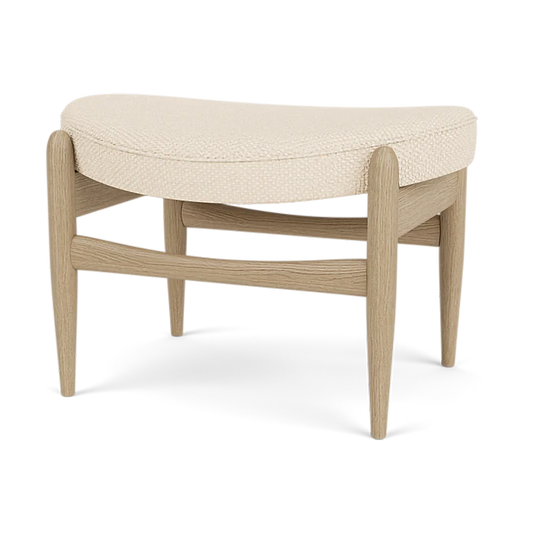 Audo Copenhagen Elizabeth ottoman Natural oak-Logan Jasmine