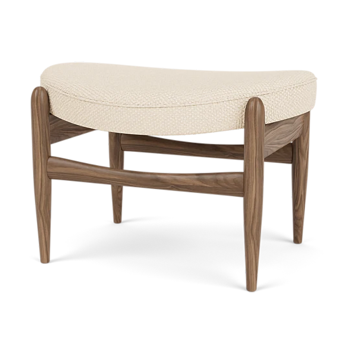 Audo Copenhagen Elizabeth ottoman Walnut-Logan Jasmine