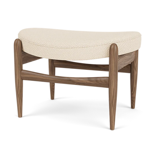 Audo Copenhagen Elizabeth ottoman Walnut-Logan Jasmine