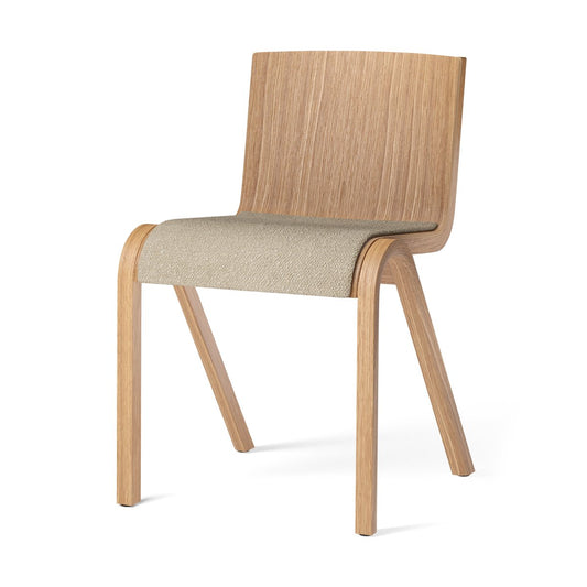 Audo Copenhagen Ready stol klädd sits Natural oak-Audo Bouclé 02