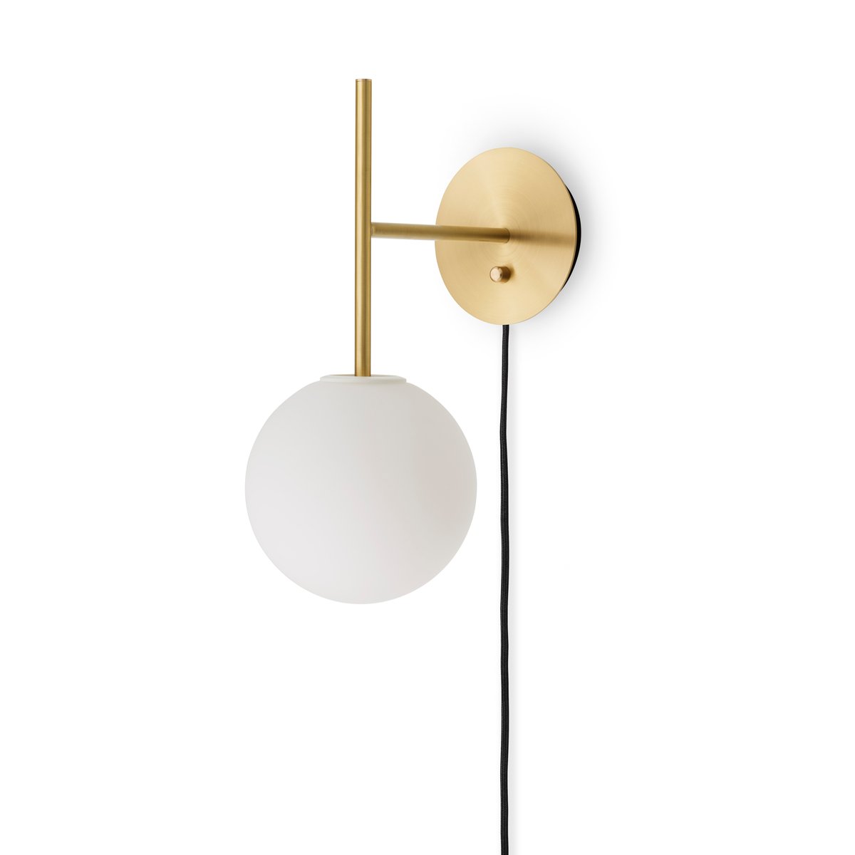 Audo Copenhagen TR Bulb Suspended vägglampa Brushed brass