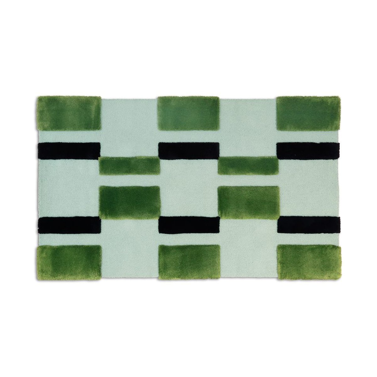 Ogeborg ODC Segment Rug Collection Irregular matta Green-mint-black, 200x252 cm