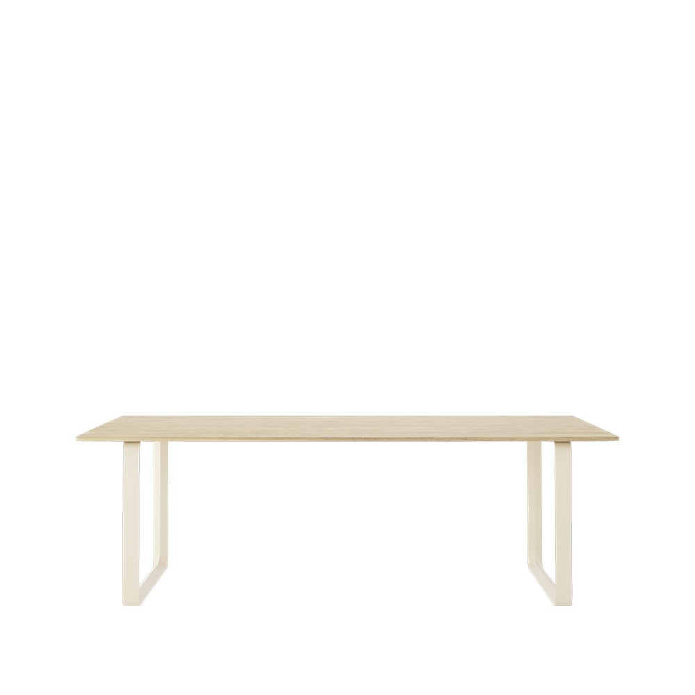 Muuto 70/70 matbord 225x90 cm Solid oak-Sand