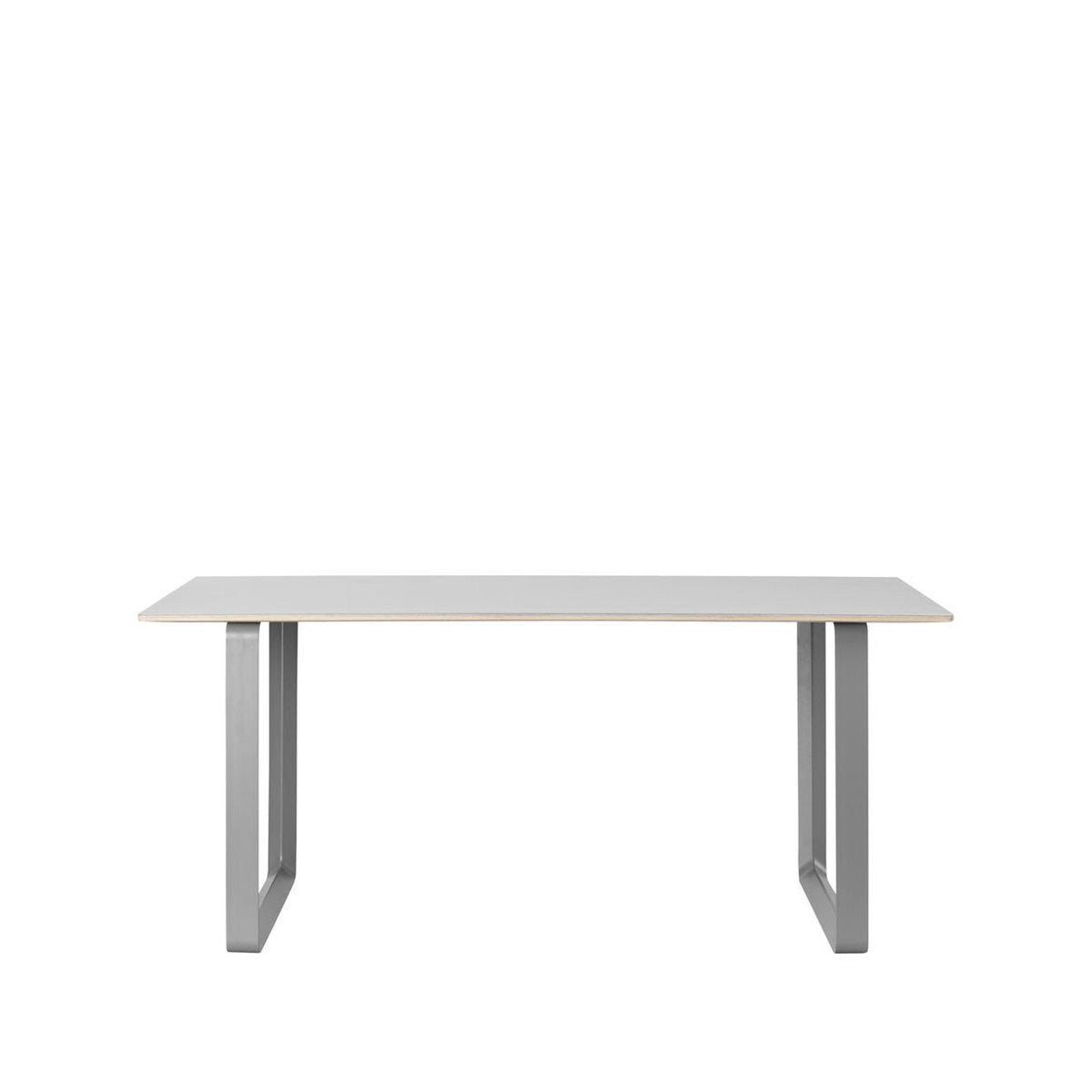 Muuto 70/70 Esstisch 170 x 85cm Grey linoleum-Plywood-Grey