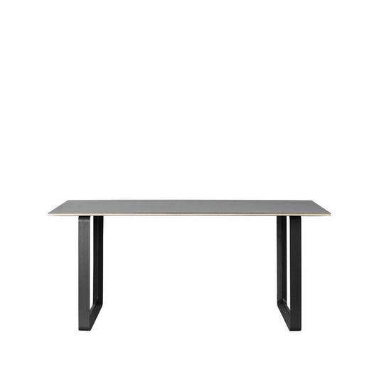 Muuto 70/70 Esstisch 170 x 85cm Black linoleum-Plywood-Black