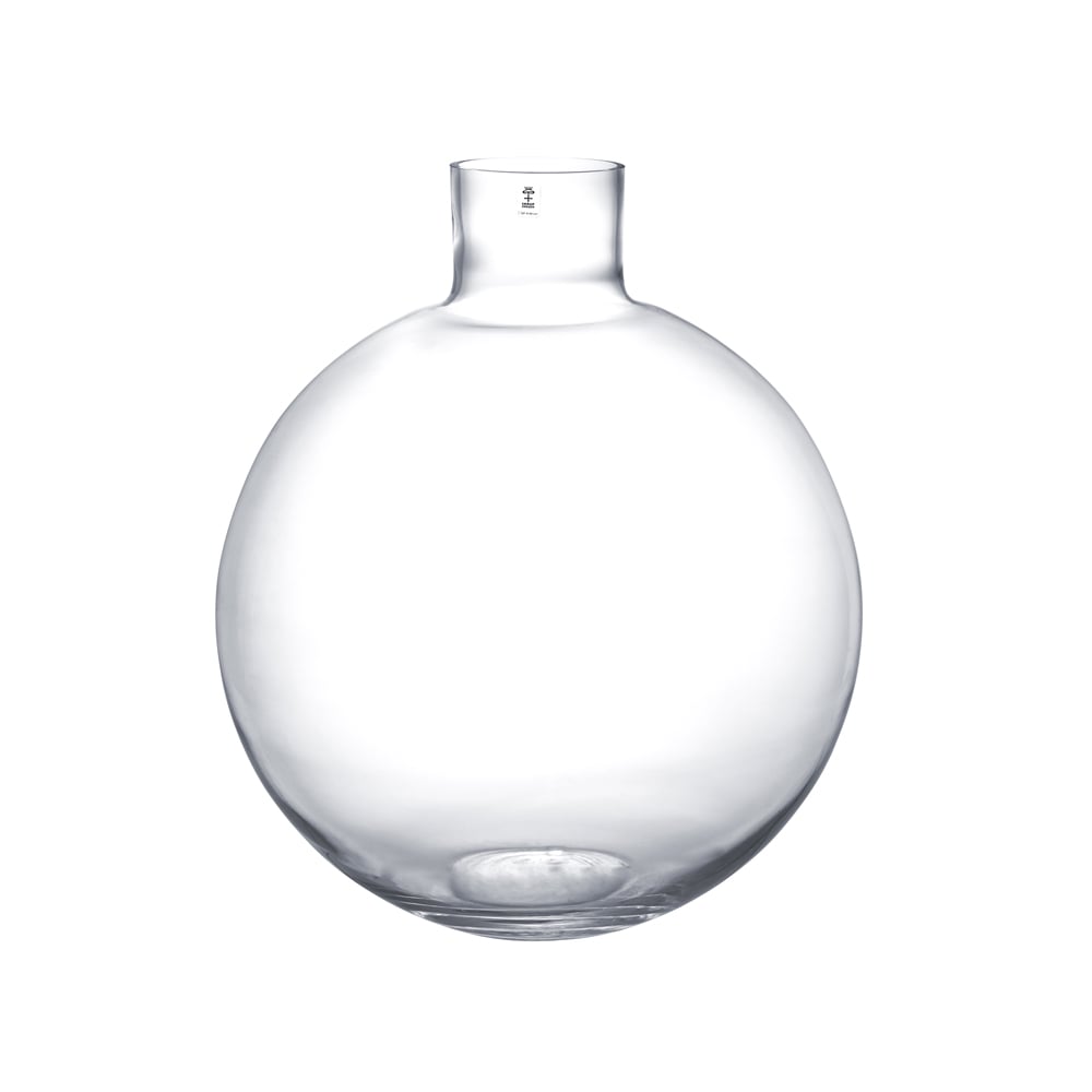 Skrufs Glasbruk Pallo Vase Klar 37cm